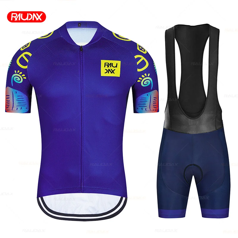 RAUDAX Cycling Clothing Summer Short Sleeve Bike Jersey Set Mtb Sports Team Mens Cycling jersey,cycling shirt,cycling suit,cycling jersey set
