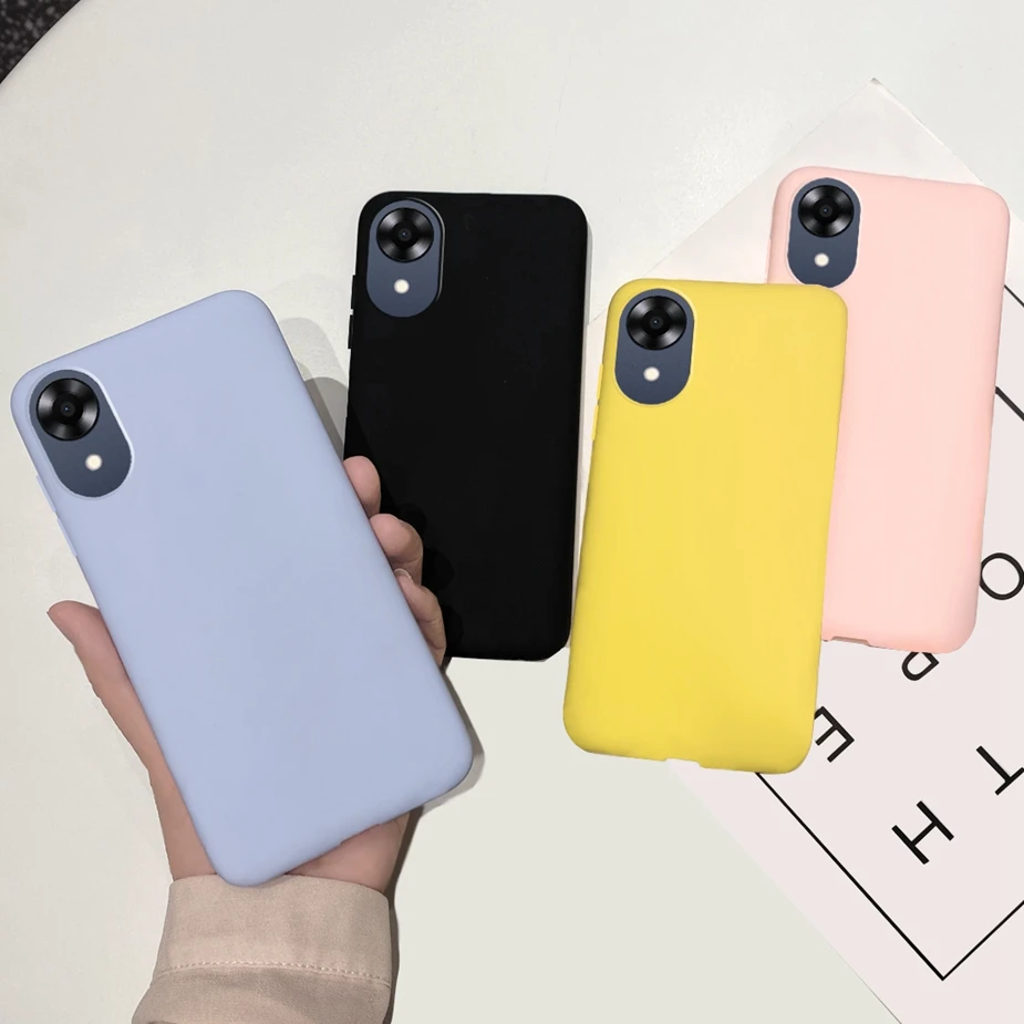 Luxury Candy Pure Color Soft Silicone Phone Case - Elegant Back Cover Bumper