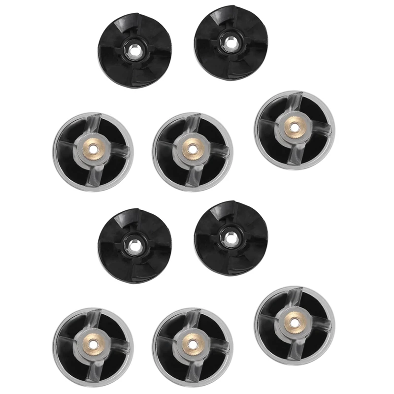 

New 6 Plastic Gear Base + 4 Rubber Gear For Magic Bullet Replacement Spare Parts Durable Quality
