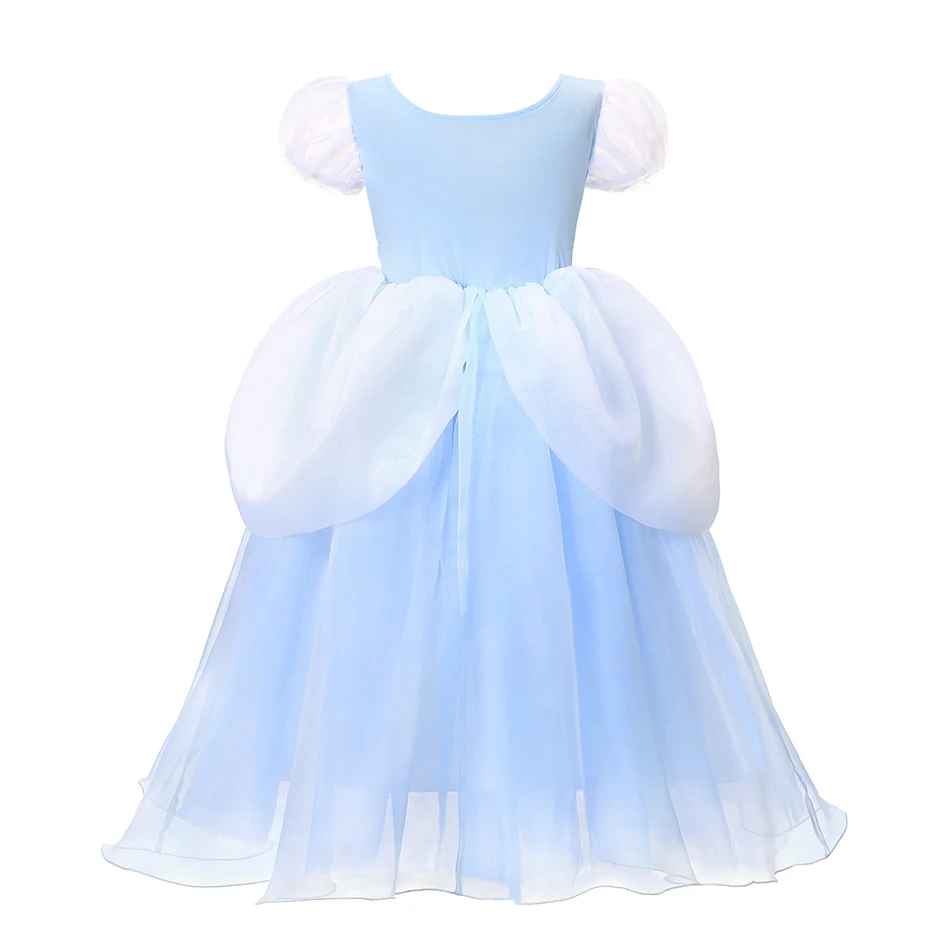 UK Kids Girls Costume Princess Fairytale Dress Up Cinderella Disney  Princess New