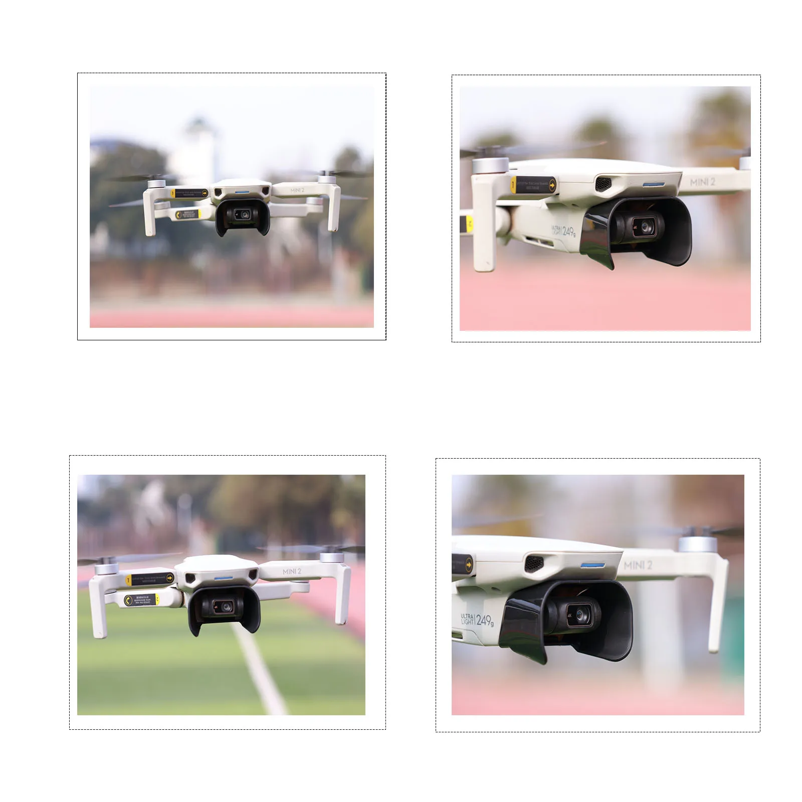 Drone Accessories For DJI MAVIC Mini 2 Landing Gear Lens Hood Props Holder Propeller Guard For Mavic Mini/DJI Mini 2/SE