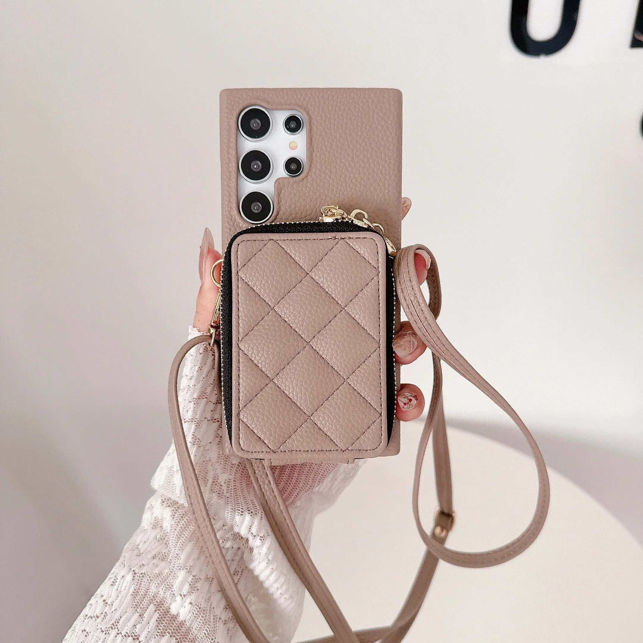 Crossbody Phone Case With Card Holder For Samsung Galaxy Models_voghion.com