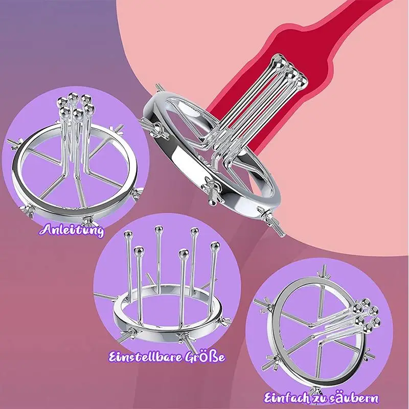 Metal Anal Expander Vaginal Dilator Spreader Huge Speculum Masturbation Plug Fisting Sex Toy Men Women Exotic Anus Accessories anal plug dilator,vaginal expander