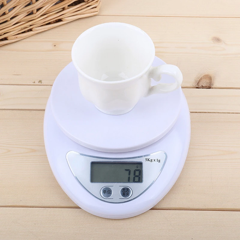 

Digital 5kg/1g Portable Scale LED Electronic Scales Postal Food Balance Measuring Weight LED Electronic Scales Kitchen