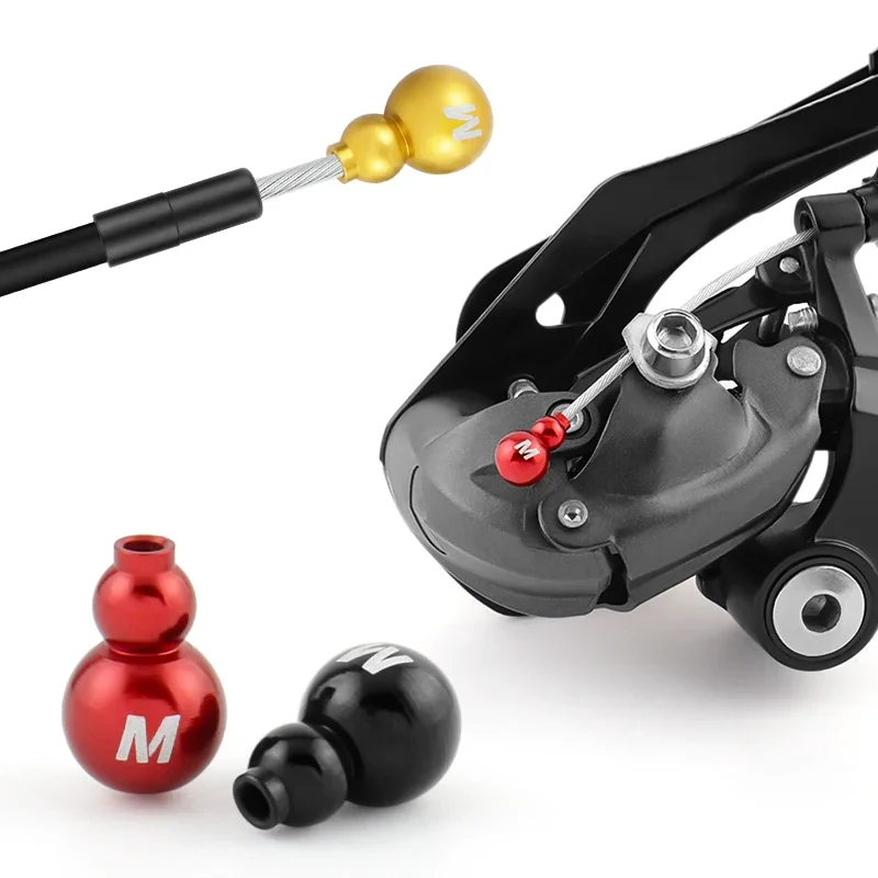 MUQZI 4pcs Cable End Caps Bike Brake Shift Cable Alloy End Crimps