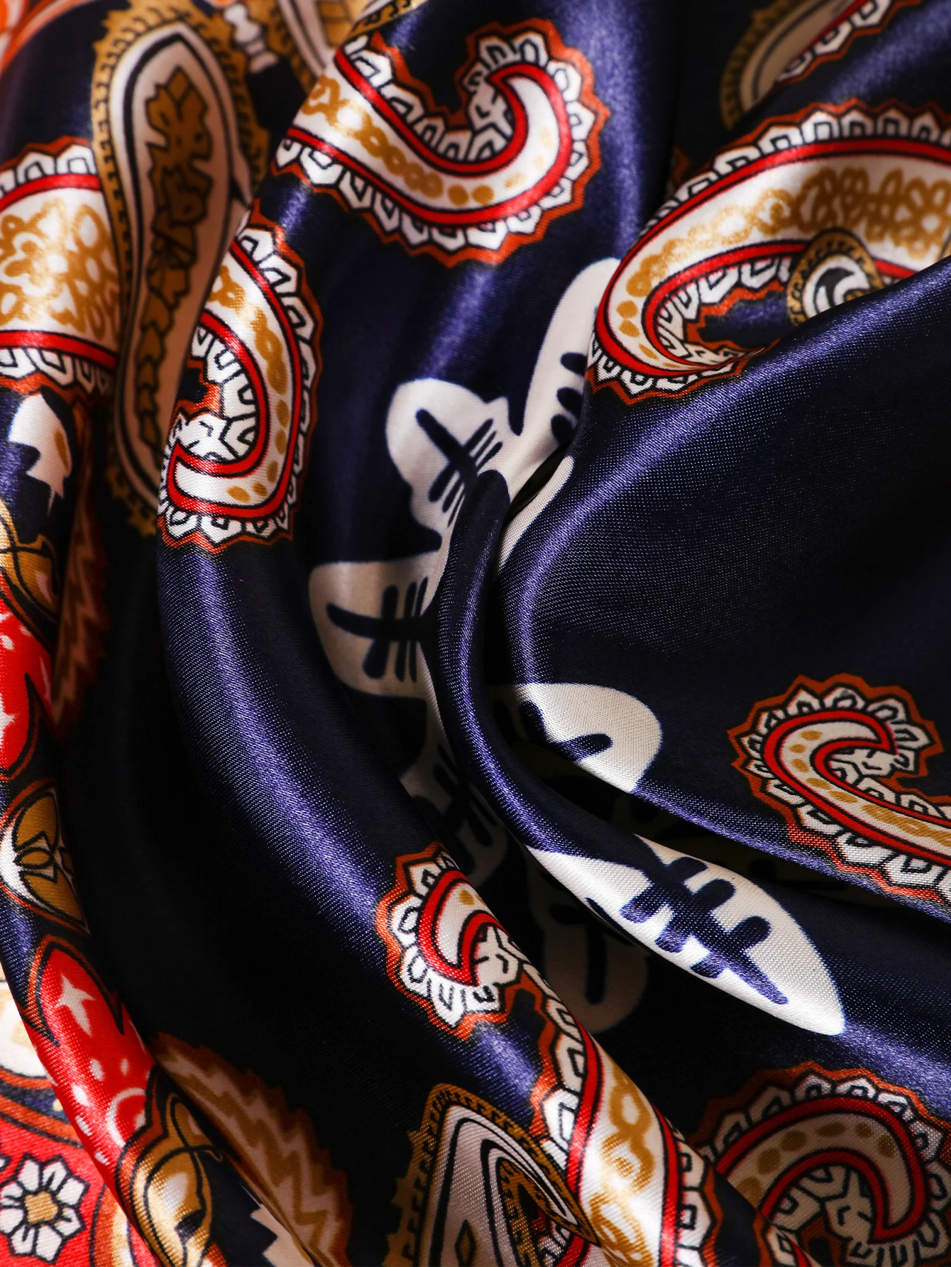 New Brand Print Headband Scarf Women Fashion 90*90cm Silk Satin Hijab Bandana Neckerhicef Sun Protection Shawl Wrap Headscarf