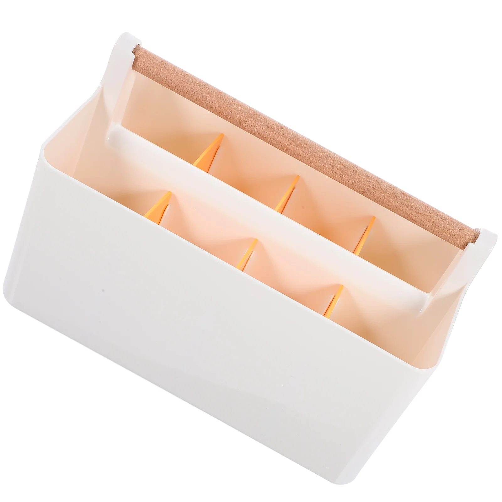 

Desktop Sundries Organizer Desk Marker Box Multi-grid Pen Holder Cosmetics Storage Box