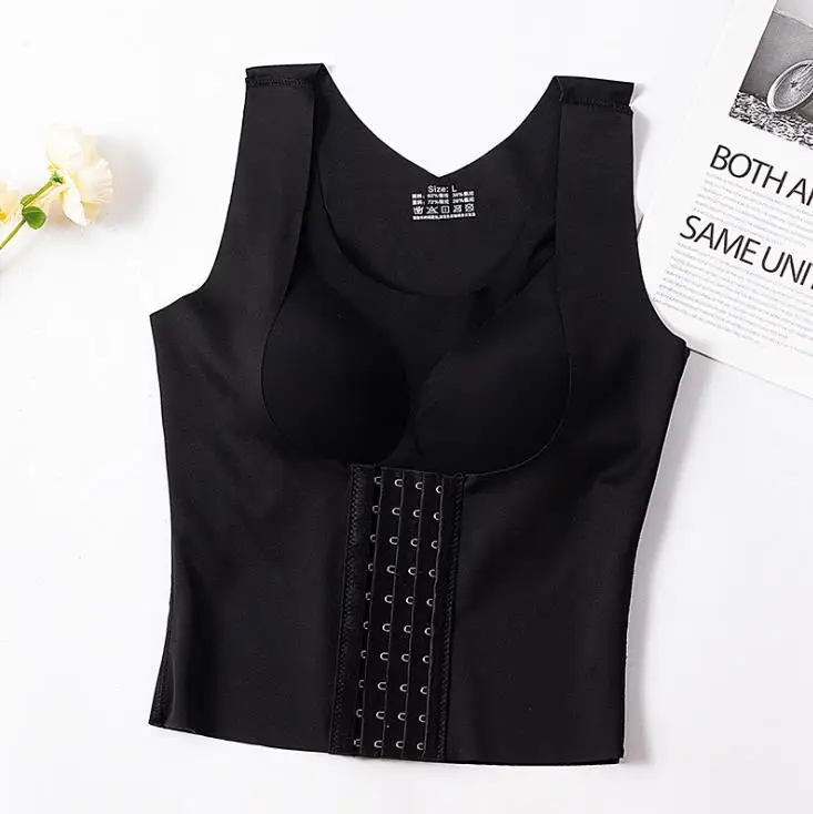 Body Shaper Women Reductive Girdle Posture Corrector Bra Seamless Underwear Sheath Slimming Corset Tops Tummy Control Body Shapers Tank