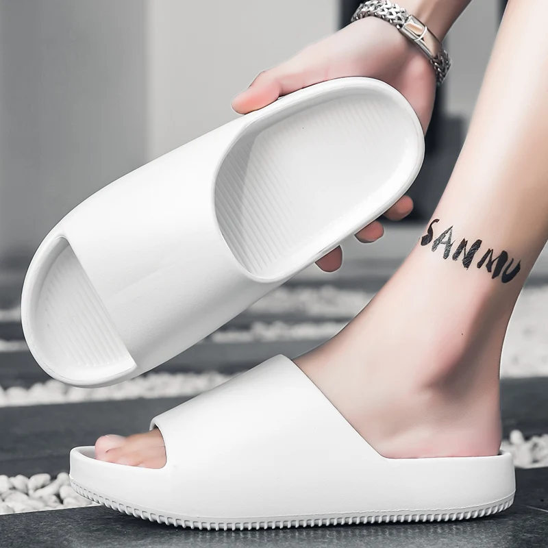 Men's EVA indoor outdoor lightweight soft sole comfortable slippers summer anti slip beach shoes fashion male thick sole sandals