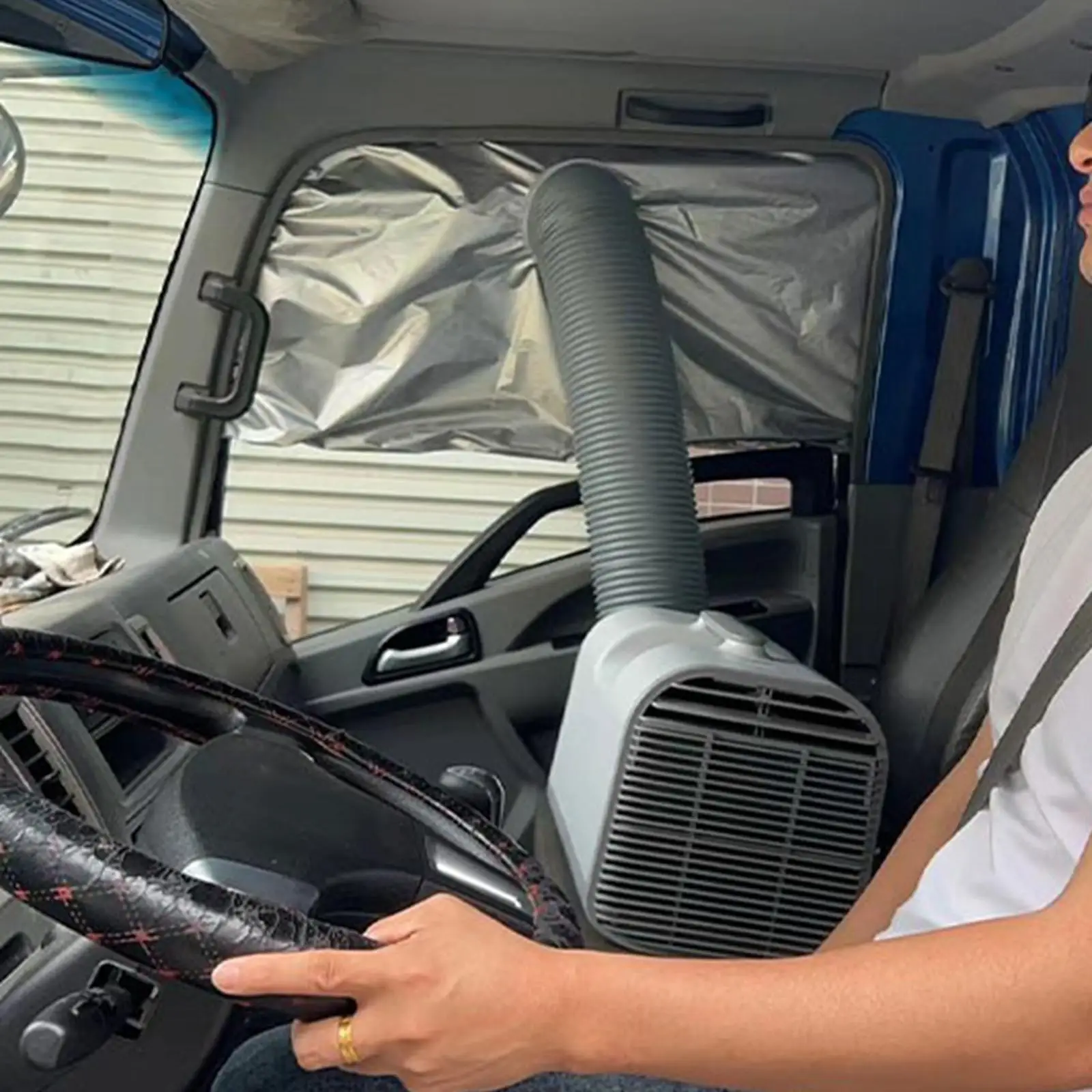 차량 장착 에어컨 배기 파이프, 자동차 창문 천, 태양 보호