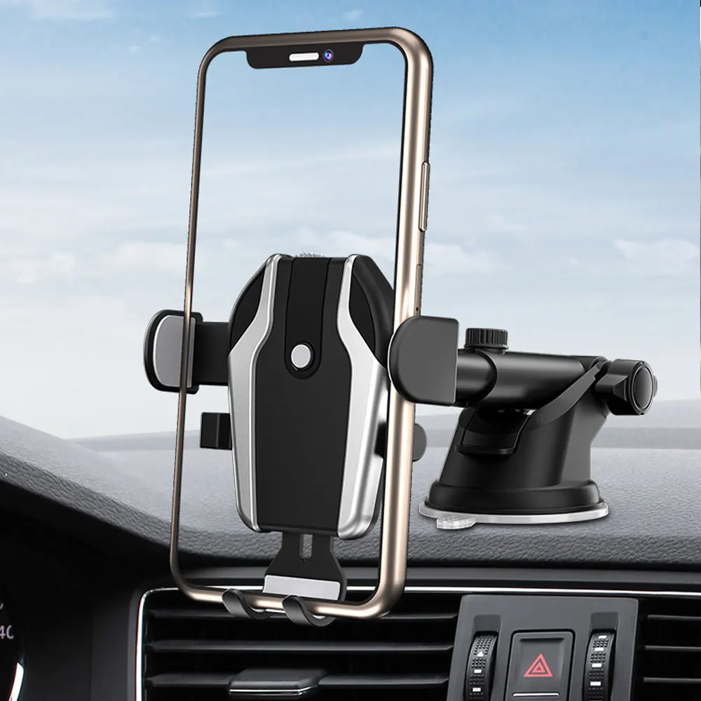 

Creative Car Phone Holder Suction Cup Adjustable Universal Holder Stand In Car GPS Mount for IPhone 12 Pro Max Xiaomi POCO