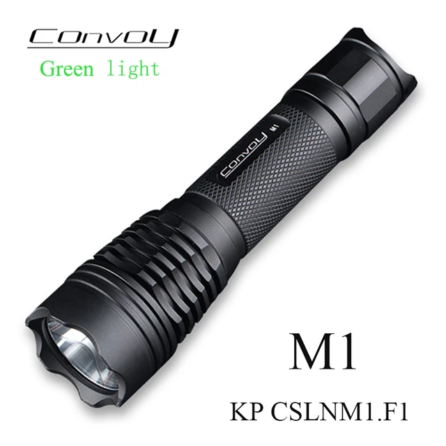 Convoy-Linterna LED M1 KP CSLNM1.F1, luz verde, 18650 Flash, lámpara de  bicicleta de alta potencia - AliExpress