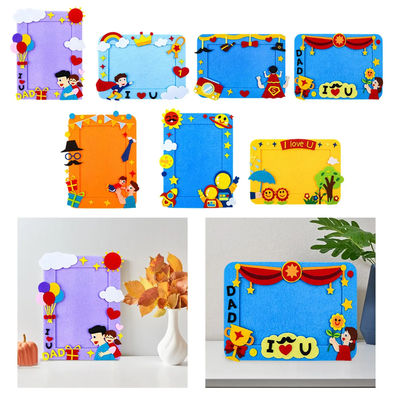 Handcrafted DIY Picture Frame Kit: Unique Arts & Crafts Gift