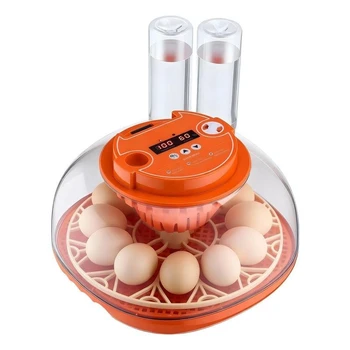 22011-42d421.jpg 12 Egg Incubator, Automatic Egg Turner with LED Candler, Temperature & Humidity Control, 360° View Clear Window, Poultry Eggs Incubator for Home Farm, Hatching Chicks Ducks Goose Quail