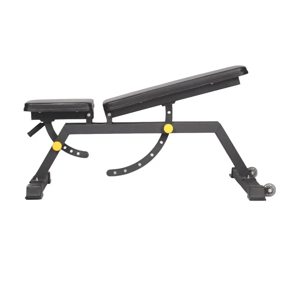 Abdominal training flat bench gym bench press sit up Fitness
