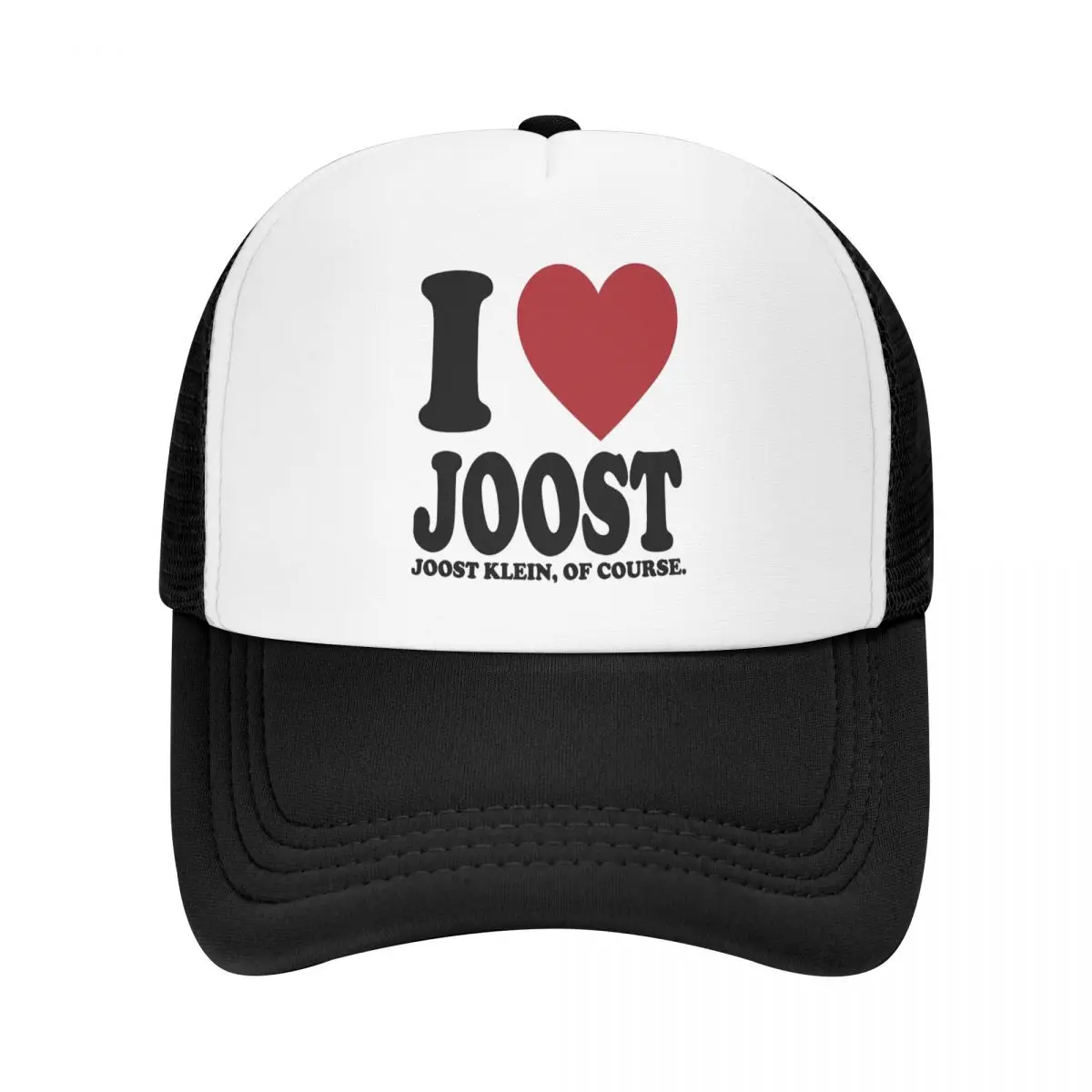 

Men Women I LOVE JOOST KLEIN Cool Rapper Singer Trucker Cap Fashion Mesh Baseball Cap Snapback Caps Dad Hat Adjustable Golf Hats