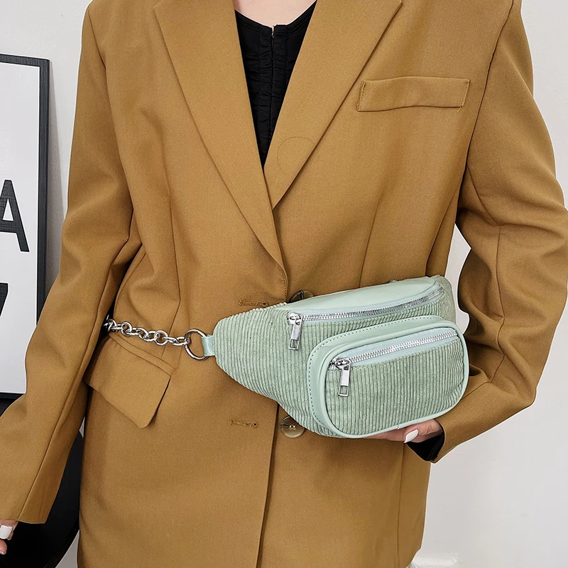 Fashion Chest Bags For Women 2023 Belt Bag Chains Large Capacity Female Waist Bag Women's Handbags Waist Pack Women fanny pack