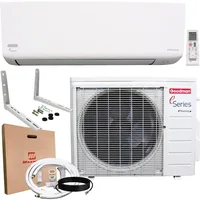 Goodman 12,000 BTU 18 SEER2 Ductless Mini Split Inverter Heat Pump System with 16-ft Installation and Wall Bracket (230v) 1