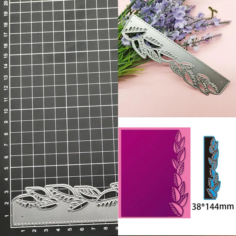 

Craft metal cutting dies cut die mold New Leaf Lace Scrapbook paper craft knife mould blade punch stencils dies