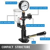SucceBuy Diesel Fuel Injector Nozzles Tester with Dual Scale Gauge 6000PSI Engine Fuel Tester Repair Tool for Car Tractor Truck - Image 4