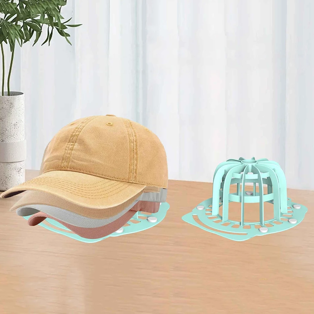 Hat Washer Cage Baseball Cap Washer Frame Silicone Baseball Hat Cleaning Protector Washing Holder for Washing Machine
