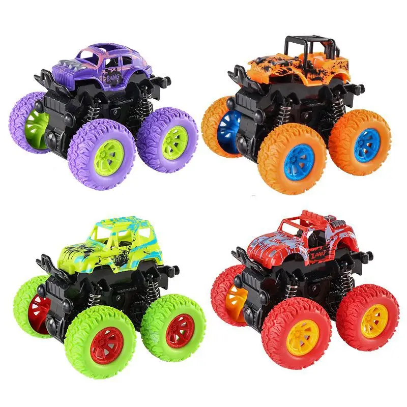 

Mini Four-wheel Drive Stunt Rolling Inertial Off-road Vehicle Pull Back Rotation Toy Car Simulation Model Children's Toy Gift