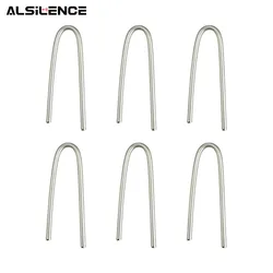 6 - Pack U - Shape Earmold Hearing Aid Preformed Tubes for Easy Installation (6 PCS)