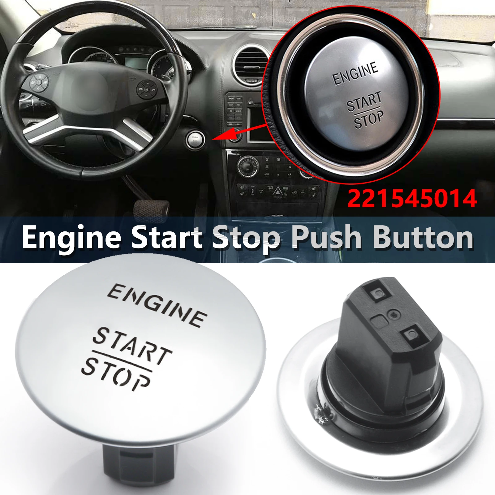 PushStartButtonKeylessEngineStartStopButtonEngineIgnition