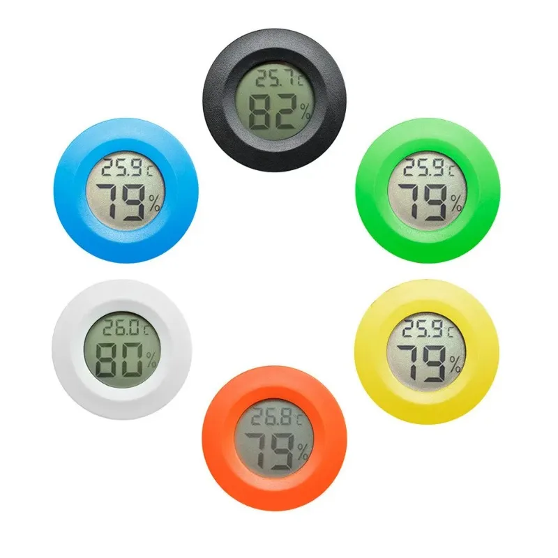 

LCD Digital Thermometer Hygrometer Thermostat Fridge Freezer Tester Temperature Humidity Meter Detector Thermograph Pet Auto Car
