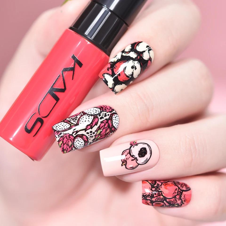 ネイルプレート Amazon | KADS ネイルプレート ストライプ チェック スタンプ