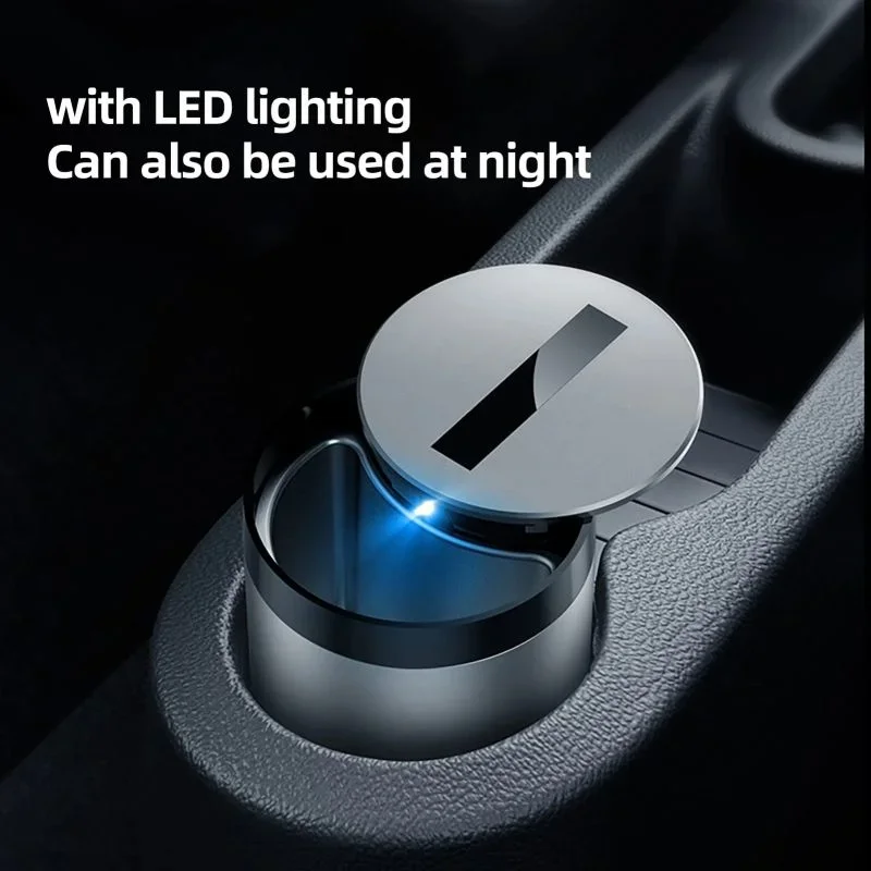 

Intelligent Sensor Ashtray Infrared Automatic Opening And Closing Home Car Car Stainless Steel Does Not Fall Ash With LidAshtray