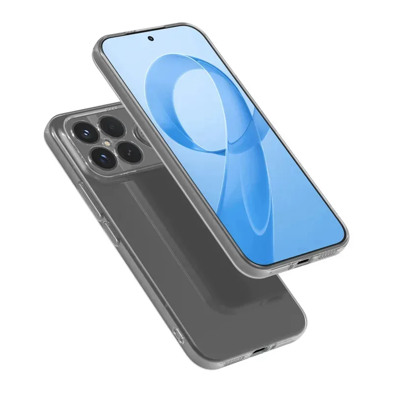 Clear Transparent Soft TPU Phone Case - Simple Slim Design
