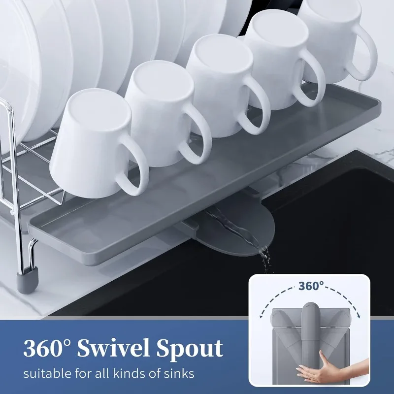 Kitsure Over The Sink Dish Drying Rack (4084BL)