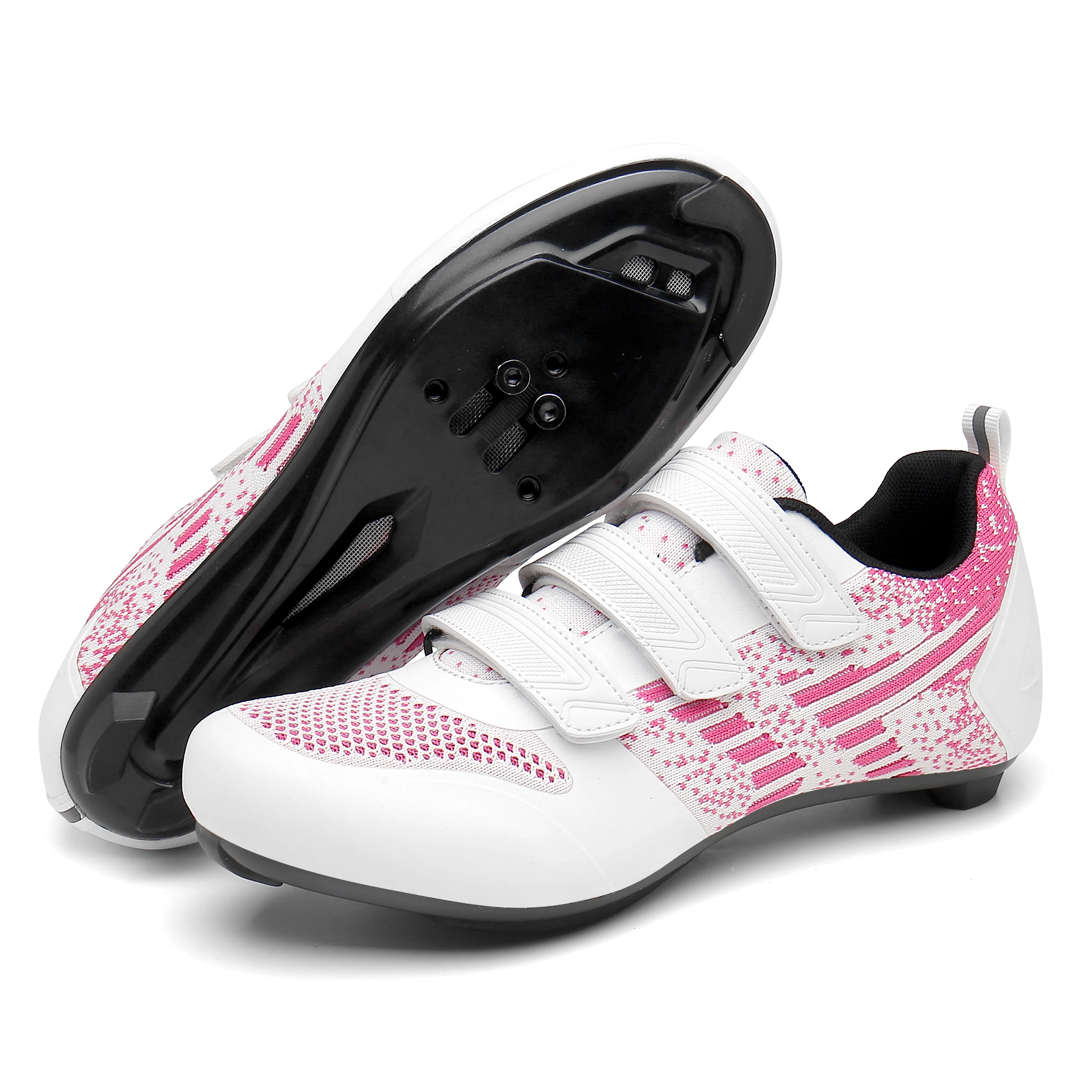Selling Buckle Bicycle Shoe Women's Outdoor Off-road Riding Shoes Velcro Mountain Road Shoes Anti Slip Flat Shoes Speed Sneakers 6