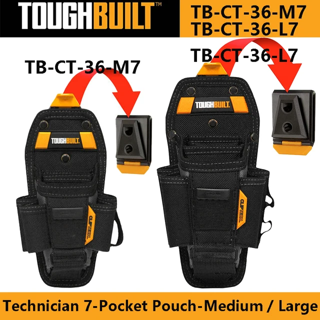 Toughbuilt-マルチツールウエストパック、技術者用7ポケット