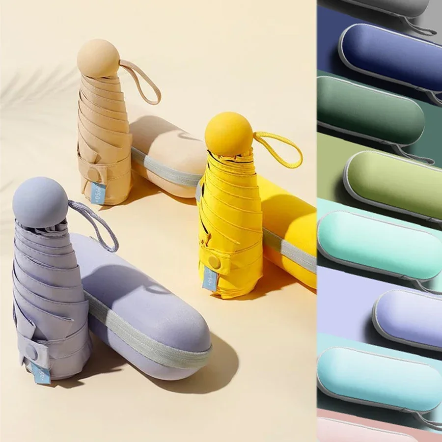 Portable Mini Umbrella with UV Protection for Women and Men