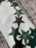 men allover green star patches distressed jeans 4
