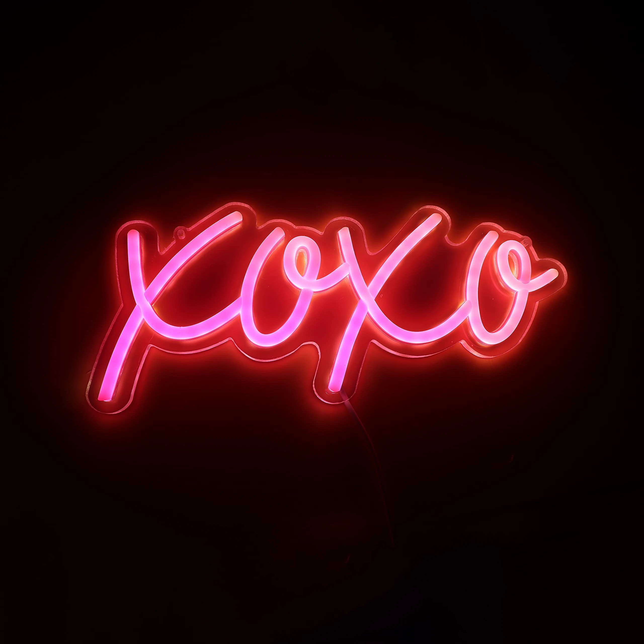 

Неоновая вывеска XOXO, сексуальные неоновые надписи для настенного декора, питание от USB, для спальни, гостиной, бара, паба, клуба, игровой комнаты, стандартный подарок