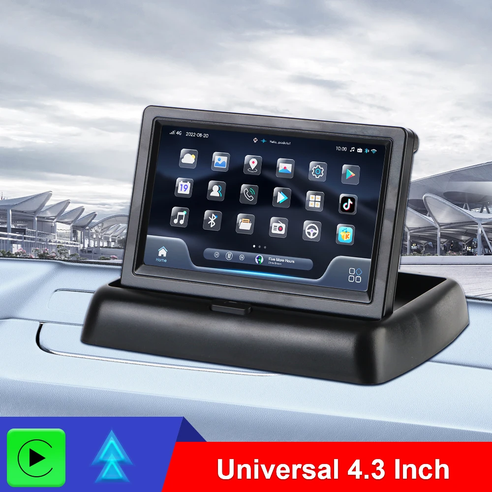 Car Accessories Reverse Camera Screen HD Display 4.3 inch TFT LCD Cameras Parking Foldable Car Video Players Monitor