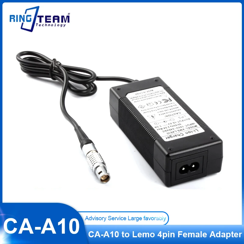 Ca-A10 Adattatore Ca Di Alimentazione Ca A10 A Lemo Testa Dritta Femmina A 4 Pin Per Fotocamera Canon C300 C 300