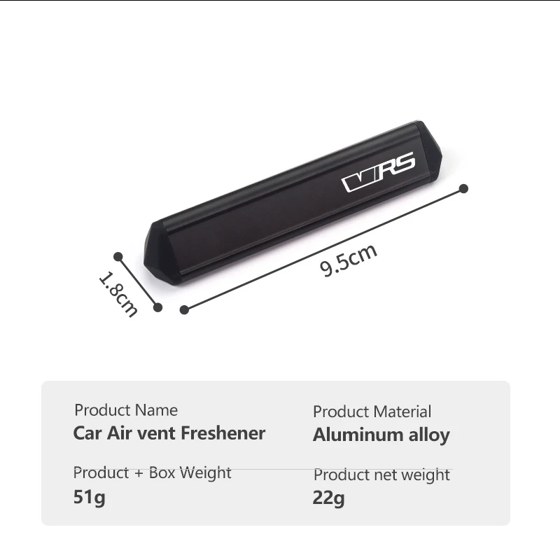 Car Logo Aroma Stick Vent Air Freshener Clip - Auto Accessories
