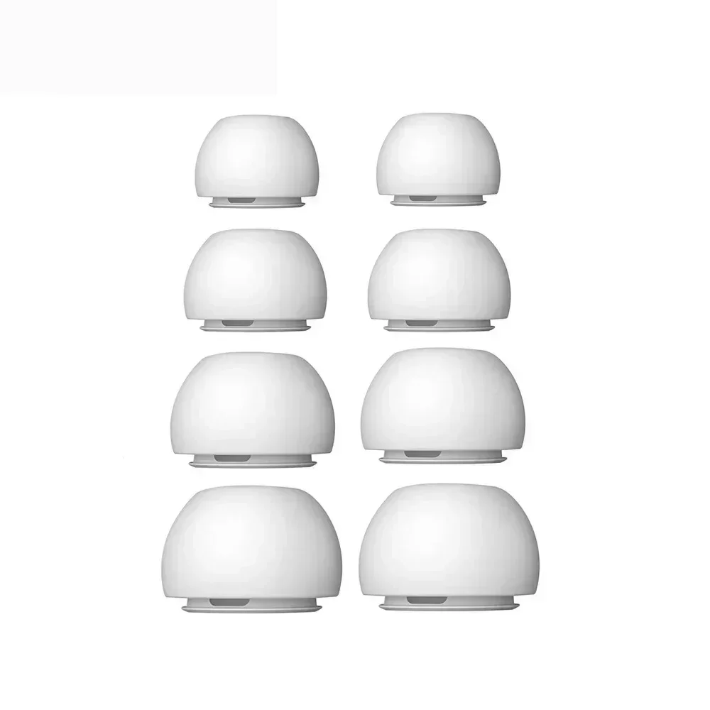 Premium Soft Silicone Replacement Ear Tips with Noise Reduction Technology (1/2/4 Pairs)