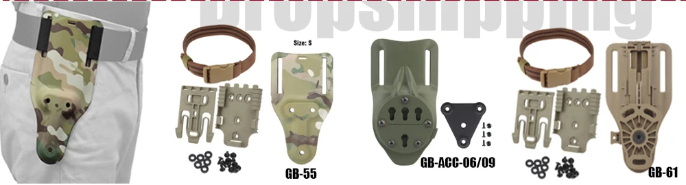 Description Picture 3 of itemModular Holster Adapter Base for Hunting Air Soft Mag Holsters Accessory G-CODE RTI SOC/OS/XST QLS Platform