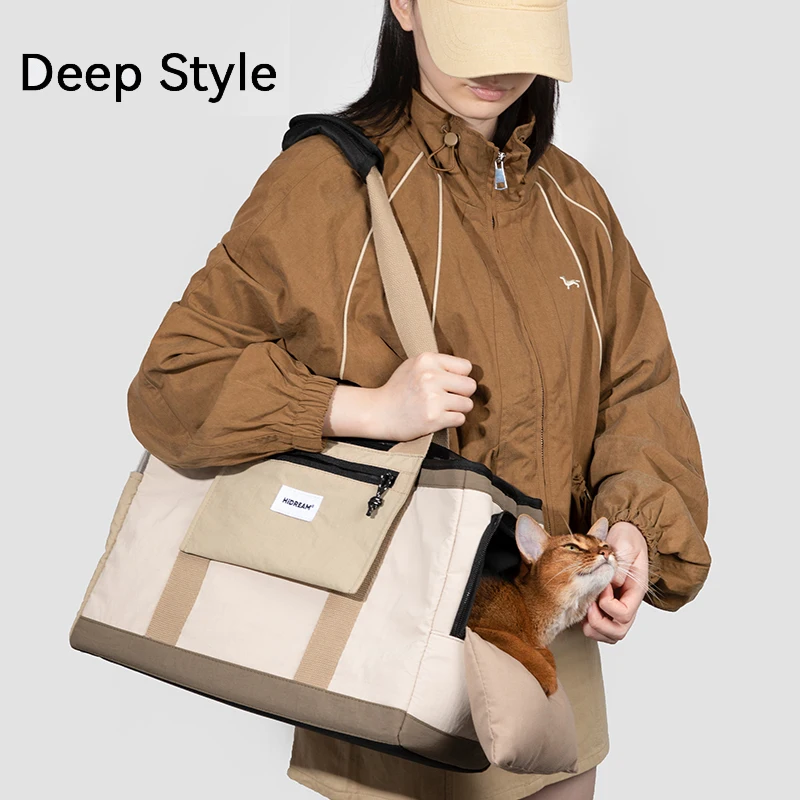 Leisure Pet Single Shoulder Bag Outdoor Cat Breathable Portable Bag Outgoing Carrier Travel Backpack For Cats Accessory