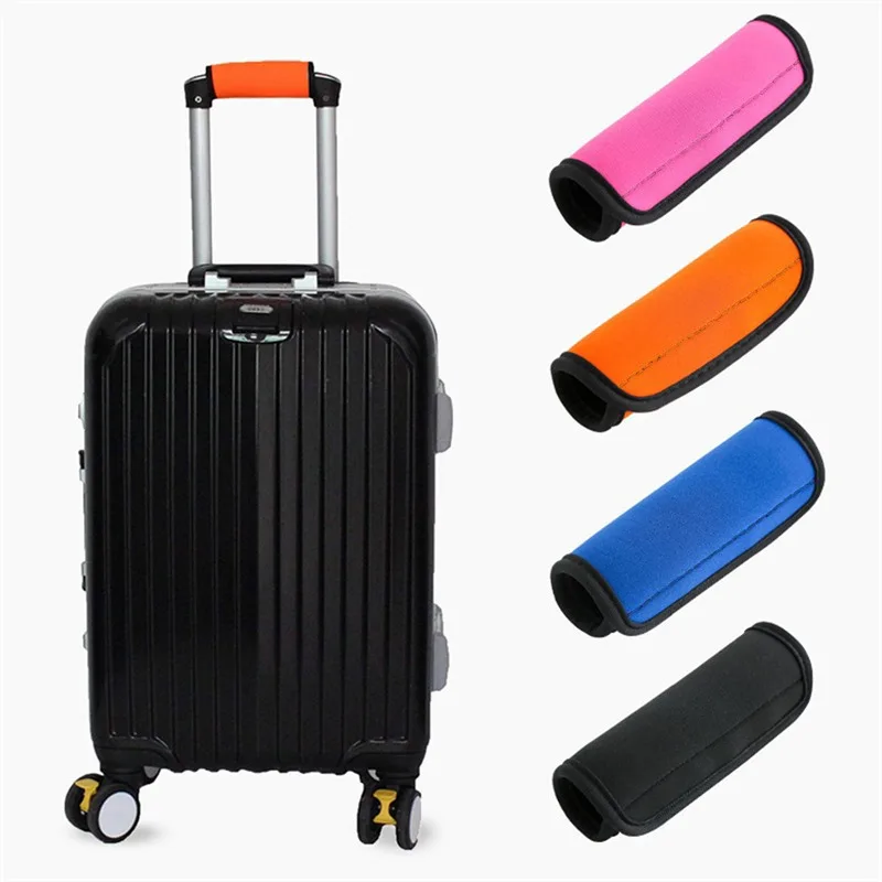 Comfortable Neoprene Luggage Handle Wrap Grip, New Luggage Suitcase Bag Handle Identifier, Stroller Grip Protective Cover, Bag Part, luggage cover