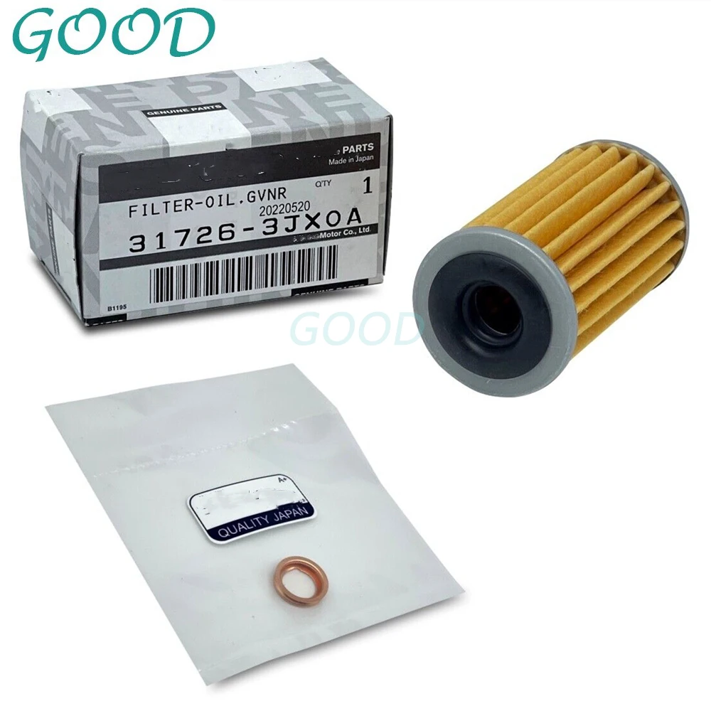 RE0F10D JF017E Transmission Oil Filter + GASKET 31726-28X0A 31728-29X0D For-Nissann