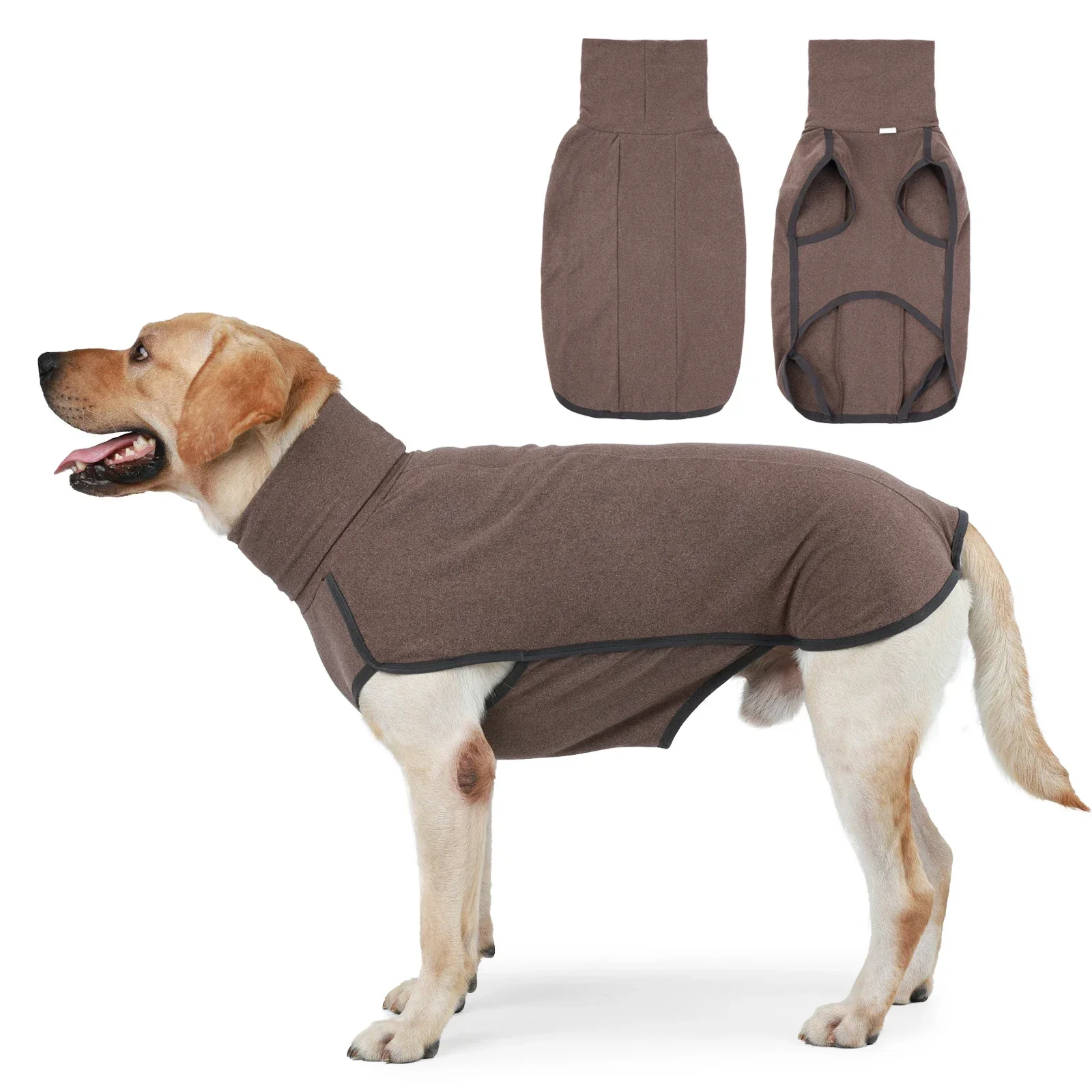 

Autumn and Winter Fashion Pet Clothes Dog Turtleneck Sweatshirt Corgi Cotton Clothing Warm Home Wear Dog Casual Clothes XXS-XXXL