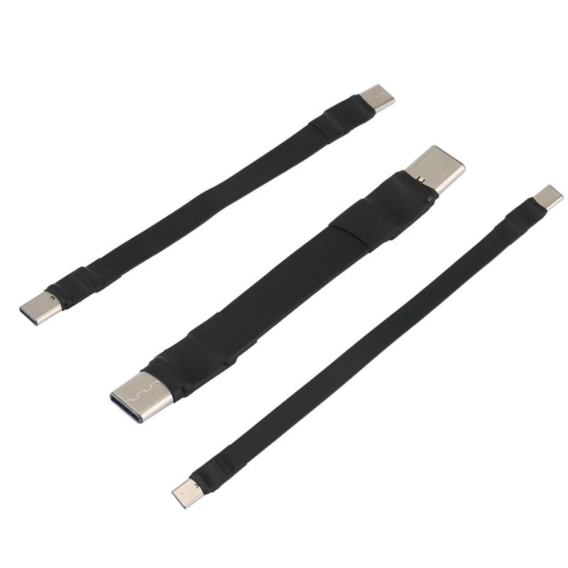 USB 3.1 케이블 유형-C USB-C FPC USB 플랫 케이블 남성 남성 USB3.1 연장 코드에 대 한 PC TV USB 확장