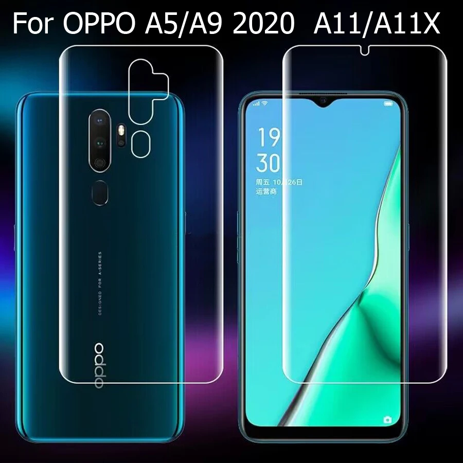 

3 шт. матовая Гидрогелевая пленка для OPPO A5 A9 2020, Защита экрана для OPPO A11 A11X 2019, фотопленка