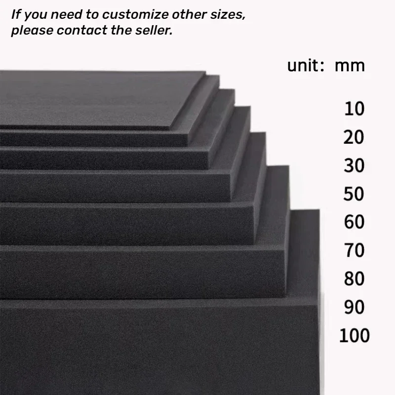 Tool Case Tool Box Organizer Tool Organizer Toolbox Foam Tool Box High Density Foam Pad Toolbox Shock-Absorbing Sponge Sheet Cuttable Shadow Foam Insert Hard Case Sponge Cushion Tools Organizer